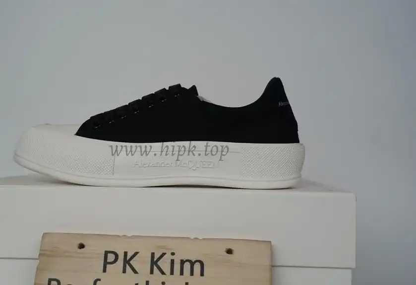 PK GOD ALXNDER MC MCQUEEN PARIS lowBlackSUEDE HEEL BEST VERSION READY TO SHIP