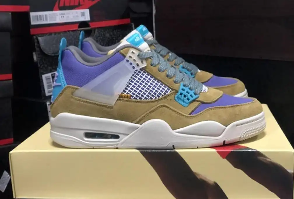 PK God The Union x Air Jordan 4 SP “Desert Moss”retail materials ready to ship