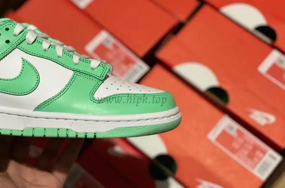 PK GOD nike dunk low Green Glow retail materials ready to ship