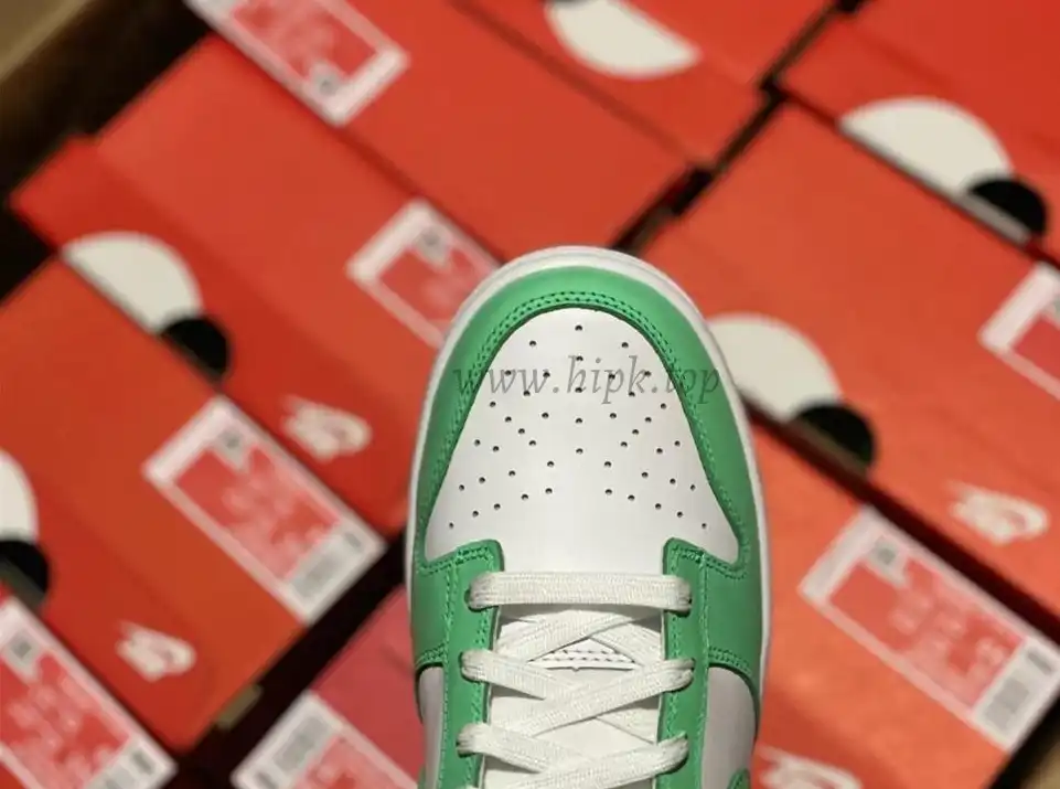 PK GOD nike dunk low Green Glow retail materials ready to ship