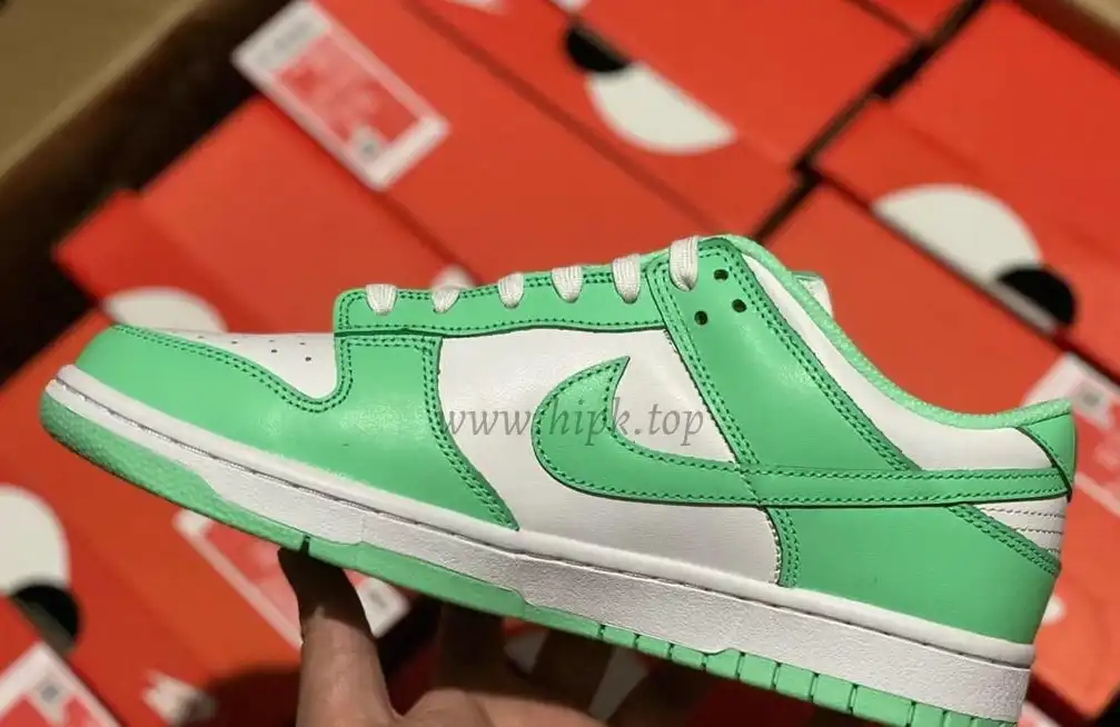 PK GOD nike dunk low Green Glow retail materials ready to ship