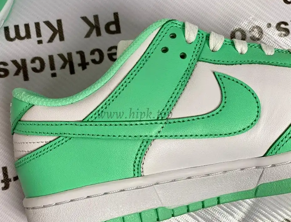 PK GOD nike dunk low Green Glow retail materials ready to ship