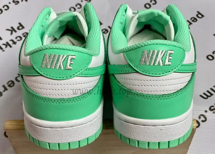 PK GOD nike dunk low Green Glow retail materials ready to ship