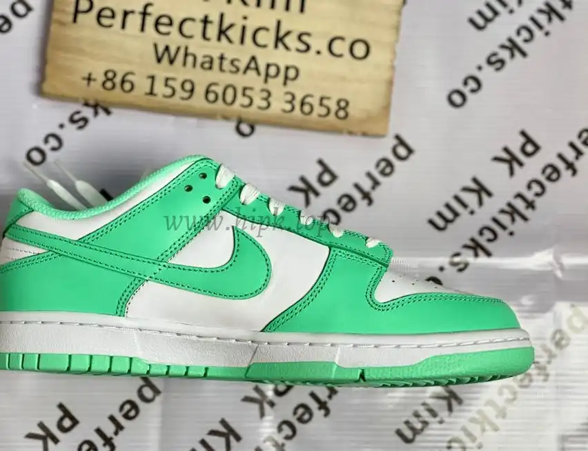 PK GOD nike dunk low Green Glow retail materials ready to ship