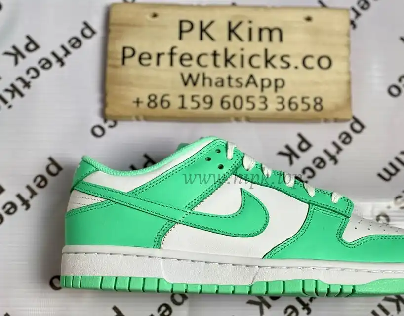 PK GOD nike dunk low Green Glow retail materials ready to ship