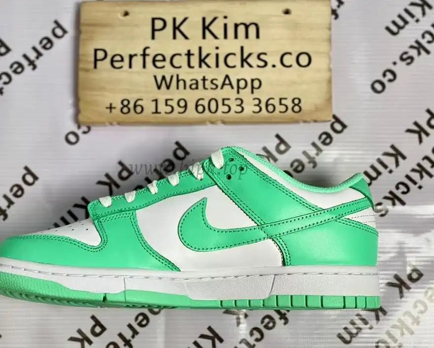 PK GOD nike dunk low Green Glow retail materials ready to ship