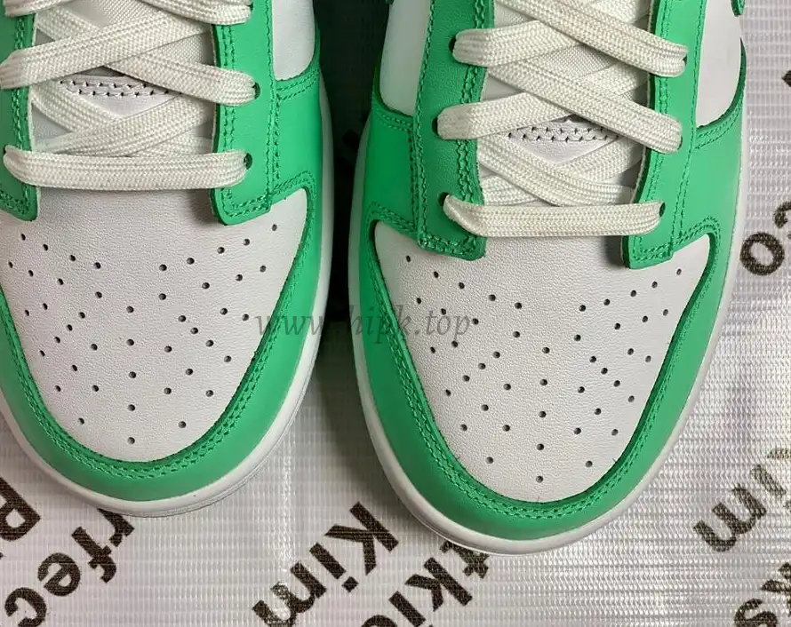 PK GOD nike dunk low Green Glow retail materials ready to ship