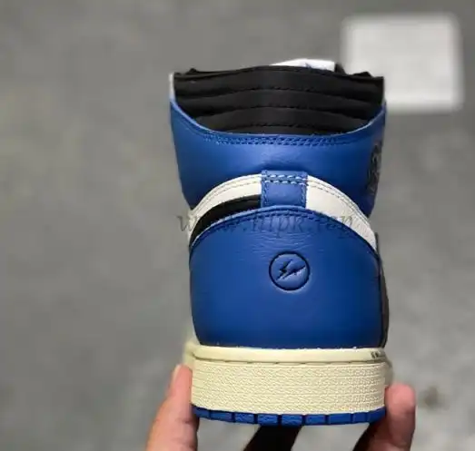 PK GOD Travis Scott x Fragment Design x Jordan Air Jordan 1 white RETAIL MATERIALS READY TO SHIP