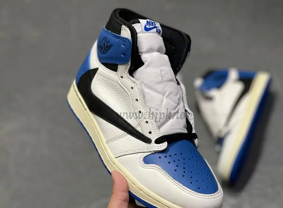 PK 4.0 Travis Scott X Fragment X Air Jordan 1 High OG retail materials ready to ship