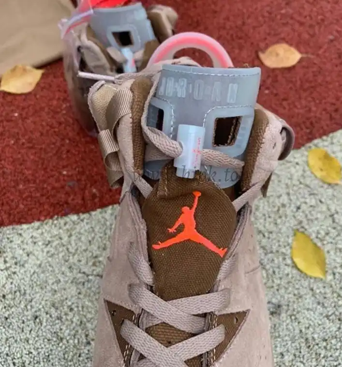 PK GOD Travis Scott x Air Jordan 6 Retro ‘British Khaki’ retail materials ready to ship