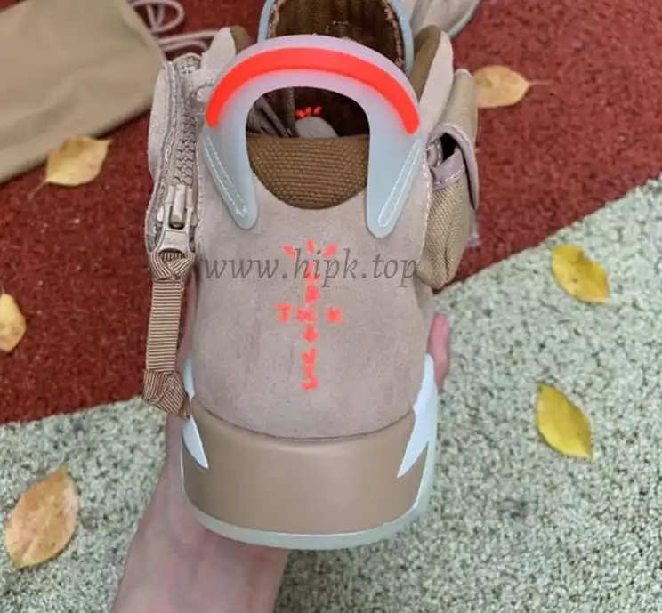 PK GOD Travis Scott x Air Jordan 6 Retro ‘British Khaki’ retail materials ready to ship