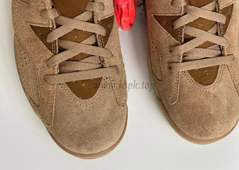 PK GOD Travis Scott x Air Jordan 6 Retro ‘British Khaki’ retail materials ready to ship