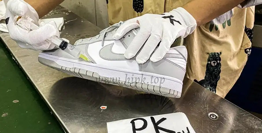 PK GOD nike dunk low photon dust retail materials ready to ship