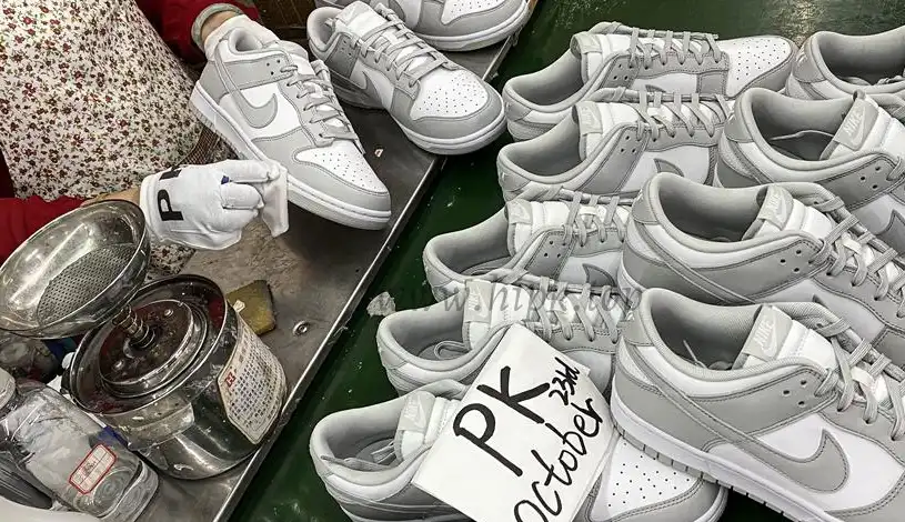 PK GOD nike dunk low photon dust retail materials ready to ship