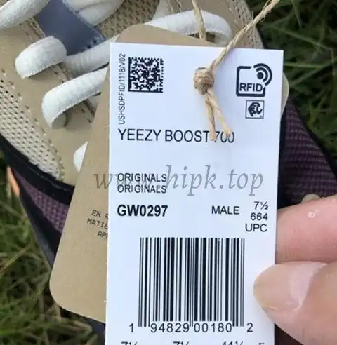 Pk god yeezy boost 700 Sun blue retail materials ready to ship