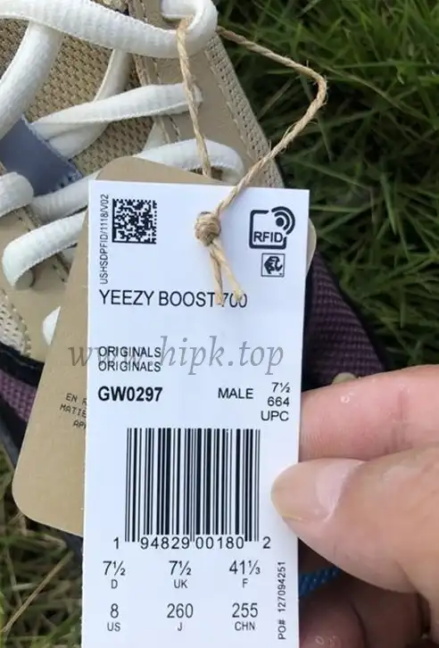 PK GOD Yeezy 700 “Enflame Amber”retail materials ready to ship