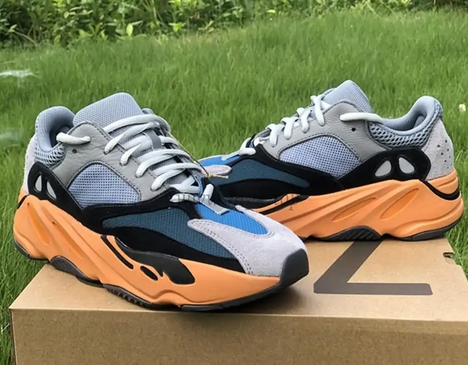 PK God Yeezy Boost 700 V2 Sun Wash Orange Black GW0296