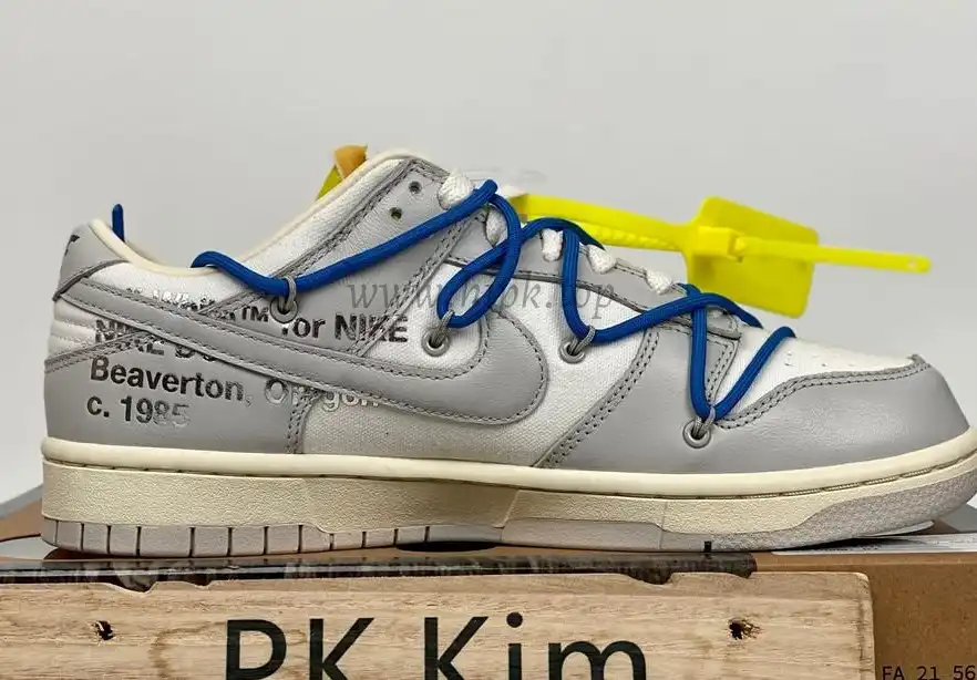 Pk God off white X dunk low the 50 NO.10 retail materials ready to ship