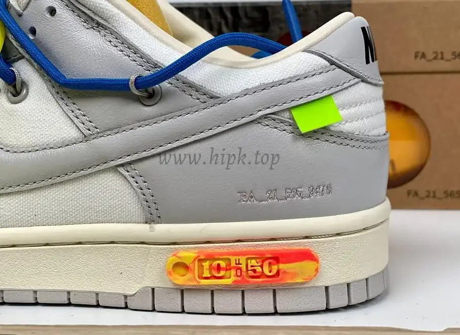 Pk God off white X dunk low the 50 NO.10 retail materials ready to ship