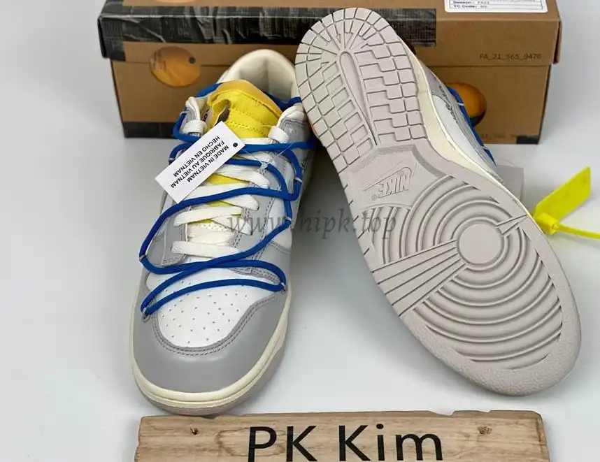 Pk God off white X dunk low the 50 NO.10 retail materials ready to ship