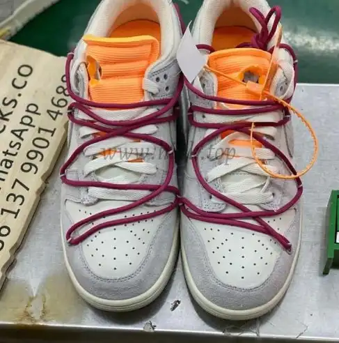 Pk God off white X dunk low the 50 NO.50 retail materials ready to ship