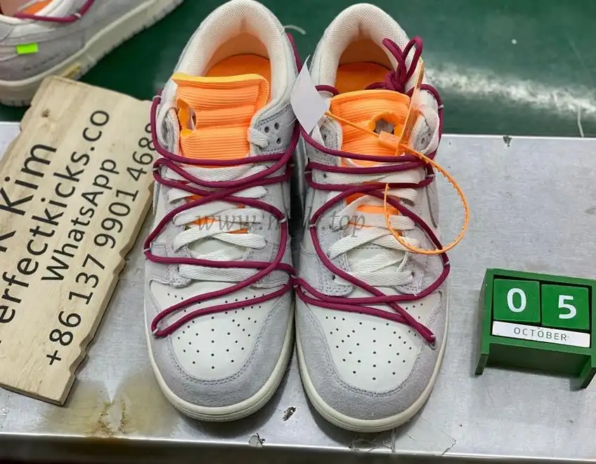 Pk God off white X dunk low the 50 NO.35 retail materials ready to ship