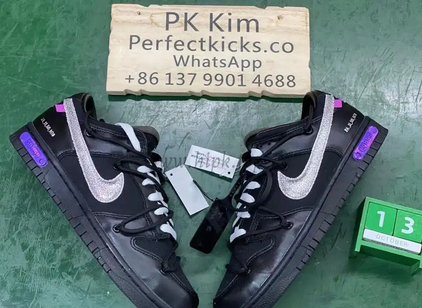 Pk God off white X dunk low the 50 NO.50 retail materials ready to ship