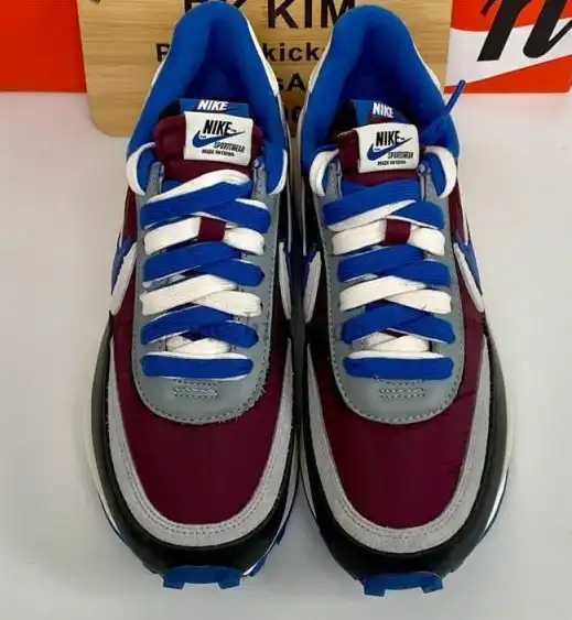 PK GOD Nike Vaporwaffle sacai Sesame Blue Void retail materials ready to ship