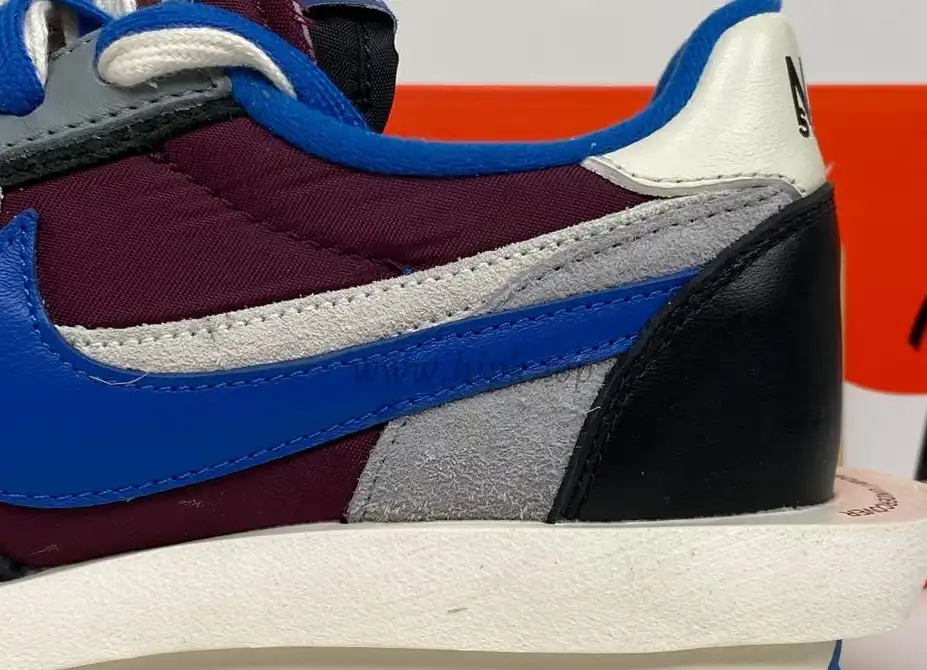 PK God LDWaffle x sacai x UNDERCOVER Night Maroon and Team Royal retail materials ready to ship