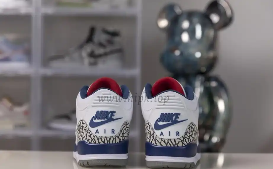 Authentic Air Jordan III Retro True Blue Best Version