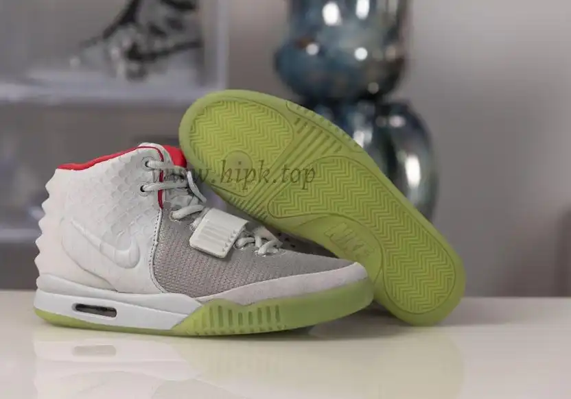 God Air Yeezy 2 Wolf Grey  Pure Platinum Real materials Limited pairs