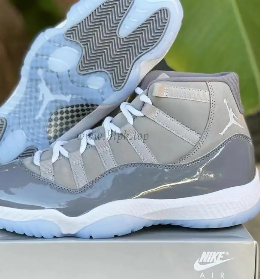 PK GOD Air Jordan 11 cool grey retail materials ready to ship