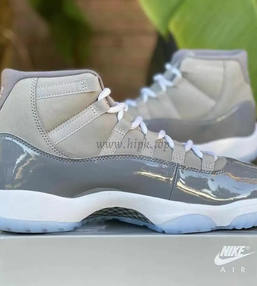 PK GOD Air Jordan 11 cool grey retail materials ready to ship