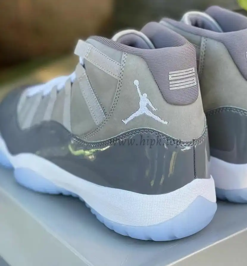 PK GOD Air Jordan 11 cool grey retail materials ready to ship