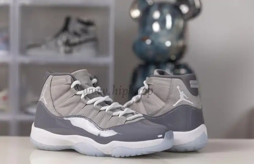 PK GOD Air Jordan 11 cool grey retail materials ready to ship