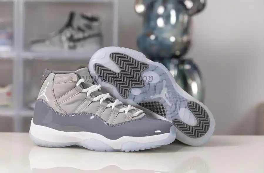 PK GOD Air Jordan 11 cool grey retail materials ready to ship