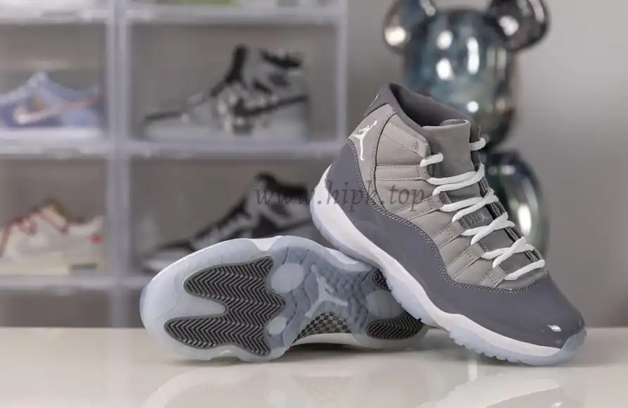 PK GOD Air Jordan 11 cool grey retail materials ready to ship