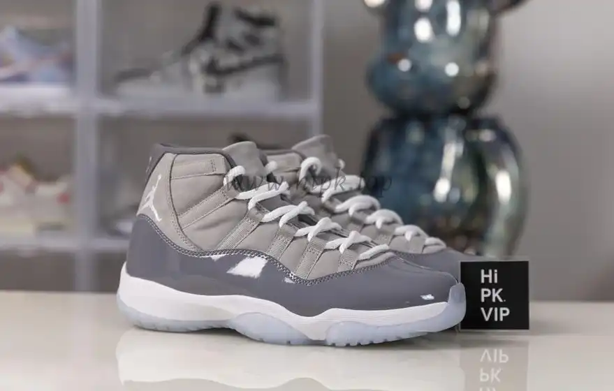 PK GOD Air Jordan 11 cool grey retail materials ready to ship