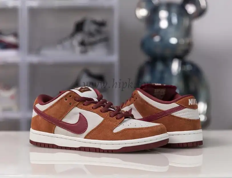 PK God Nike SB dunk Low Russet Cedar retail materials ready to ship