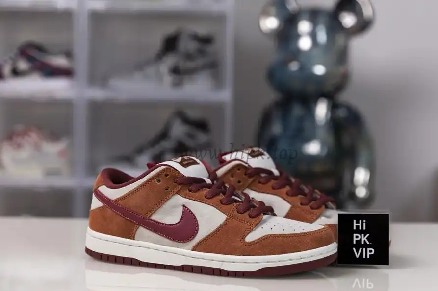 PK God Nike SB dunk Low Russet Cedar retail materials ready to ship