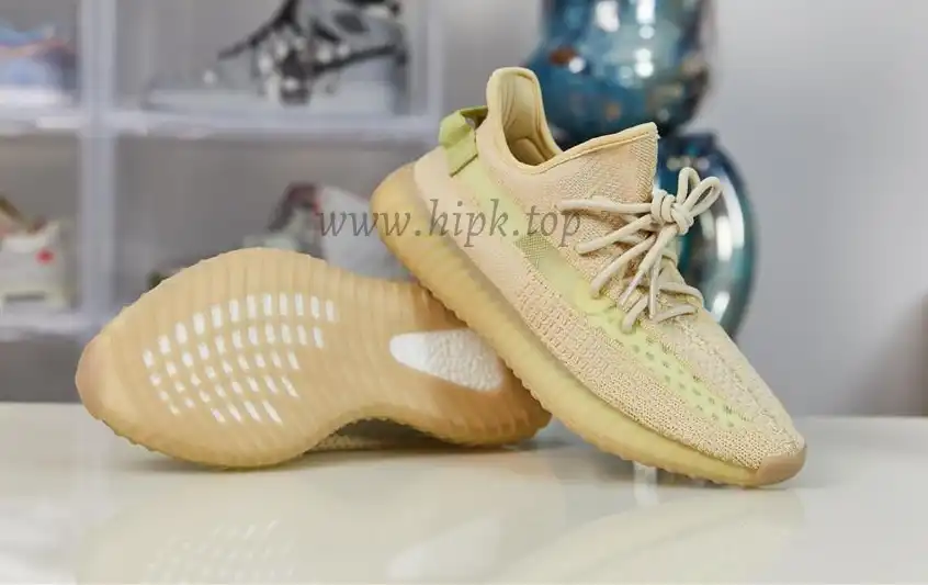 EXCLUSIVE PK GOD YEEZY 350 V2 Flax WITH REAL PREMEKNIT FROM HUAYIYI WHICH OFFER PRIMEKNIT TO ADIDAS DIRECTLY READY to ship