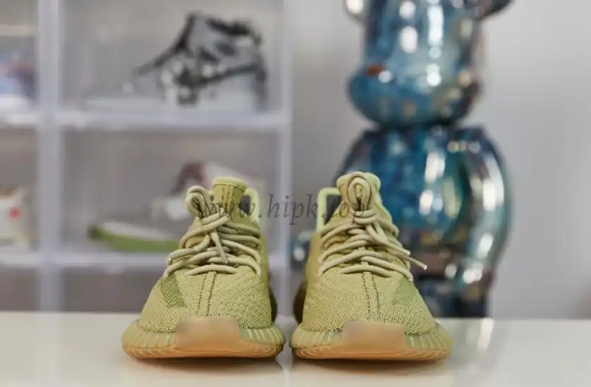 EXCLUSIVE PK GOD YEEZY 350 V2 SULFUR WITH REAL PREMEKNIT FROM HUAYIYI WHICH OFFER PRIMEKNIT TO ADIDAS DIRECTLY READY to ship