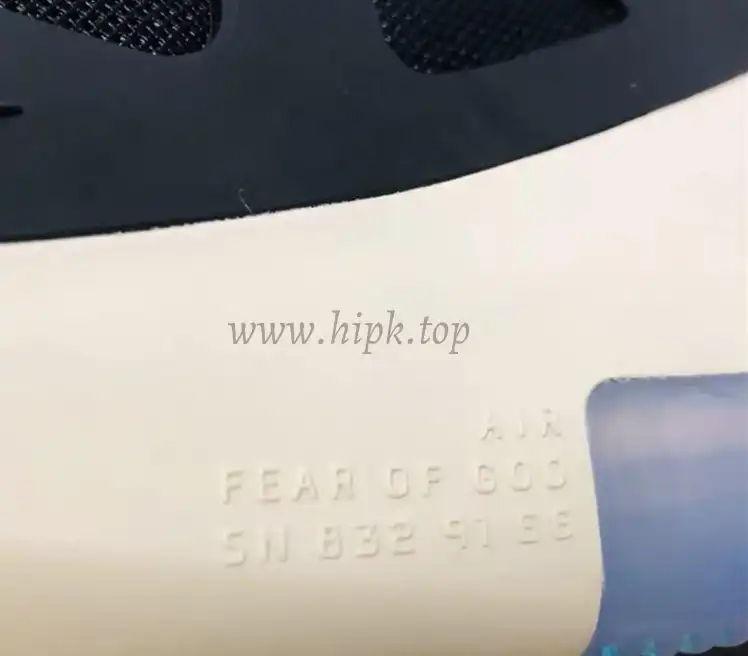 EXCLUSIVE RETAIL PK GOD NIKE AIR FEAR OF GOD 1 LIGHT BLACK BLACK AAR4237-001READY TO SHIP