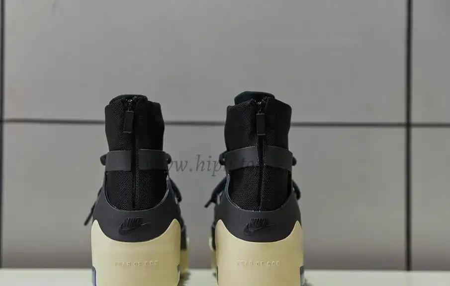 EXCLUSIVE RETAIL PK GOD NIKE AIR FEAR OF GOD 1 LIGHT BLACK BLACK AAR4237-001READY TO SHIP