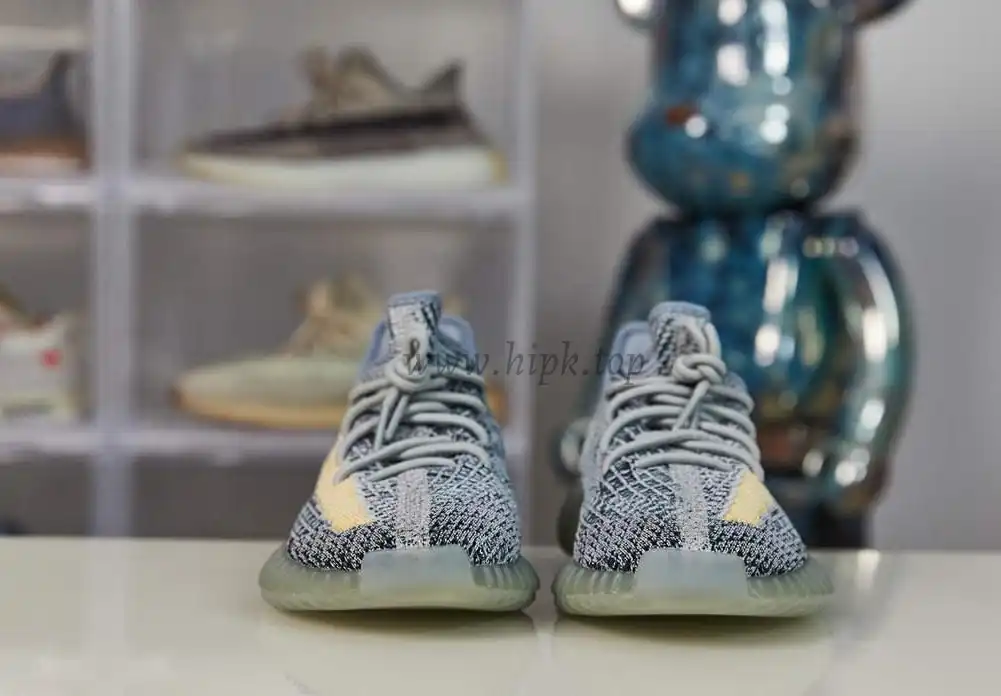 PK GOD ADIDAS YEEZY BOOST 350 V2 ASH BLUE RETAIL MATERIALS READY TO SHIP