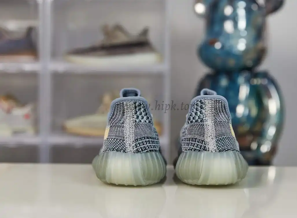 PK GOD ADIDAS YEEZY BOOST 350 V2 ASH BLUE RETAIL MATERIALS READY TO SHIP