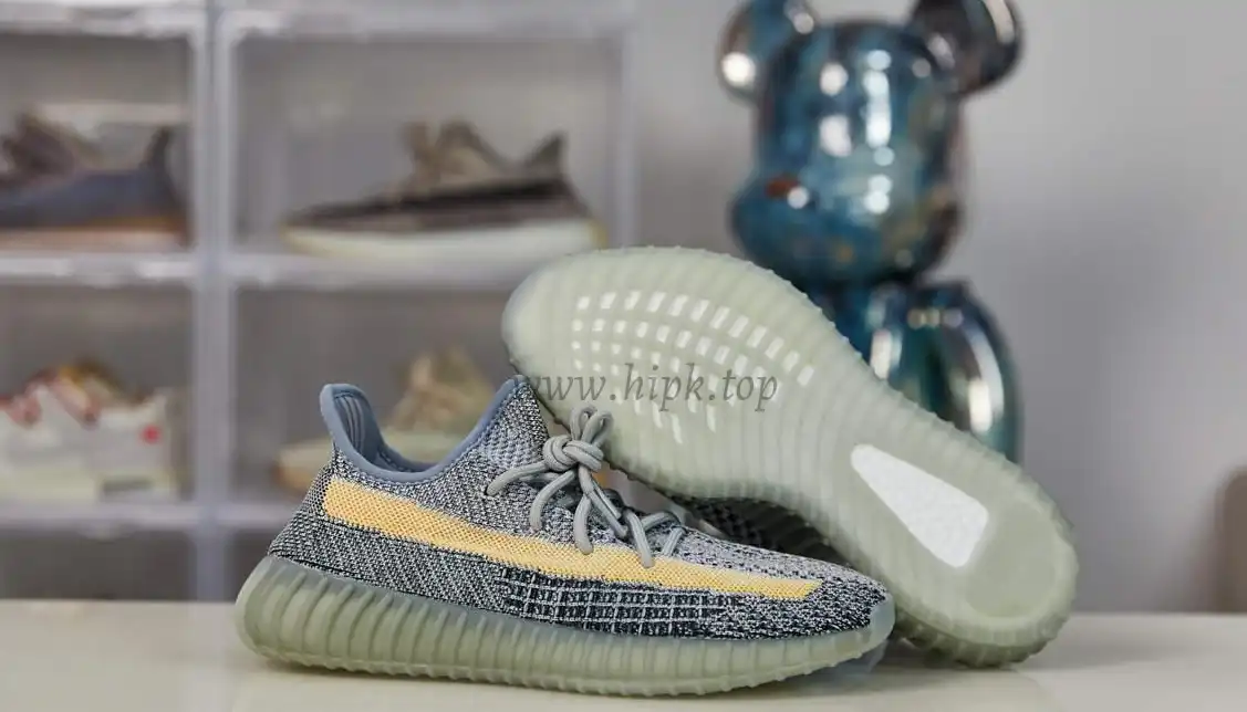 PK GOD ADIDAS YEEZY BOOST 350 V2 ASH BLUE RETAIL MATERIALS READY TO SHIP