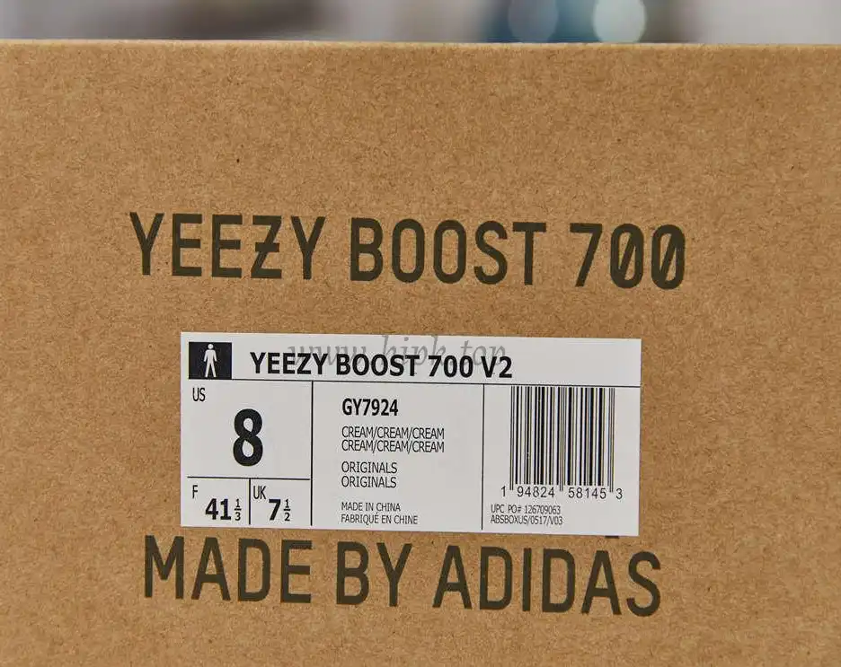 PK GOD ADIDAS YEEZY BOOST 700 V2 CREAM RETAIL MATERIALS READY TO SHIP