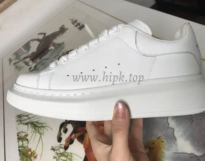 PK GOD ALXNDER MC MCQUEEN Paris white leather heel best version ready to ship