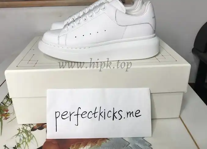 PK GOD ALXNDER MC MCQUEEN Paris white leather heel best version ready to ship